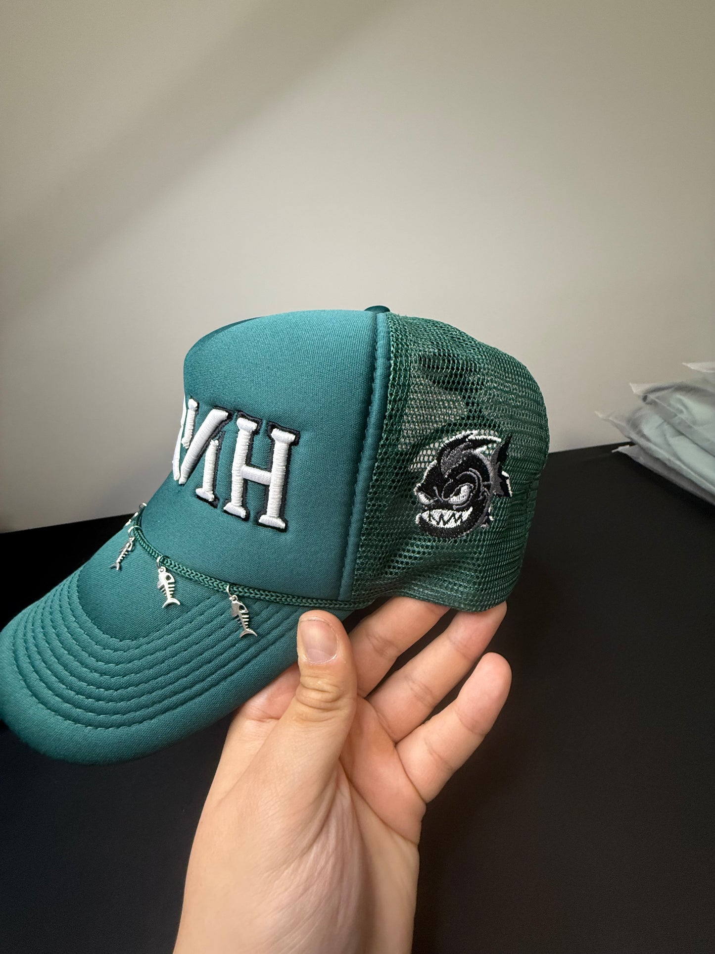 PRNH x Half/ Half mesh SnapBack “Shadow”
