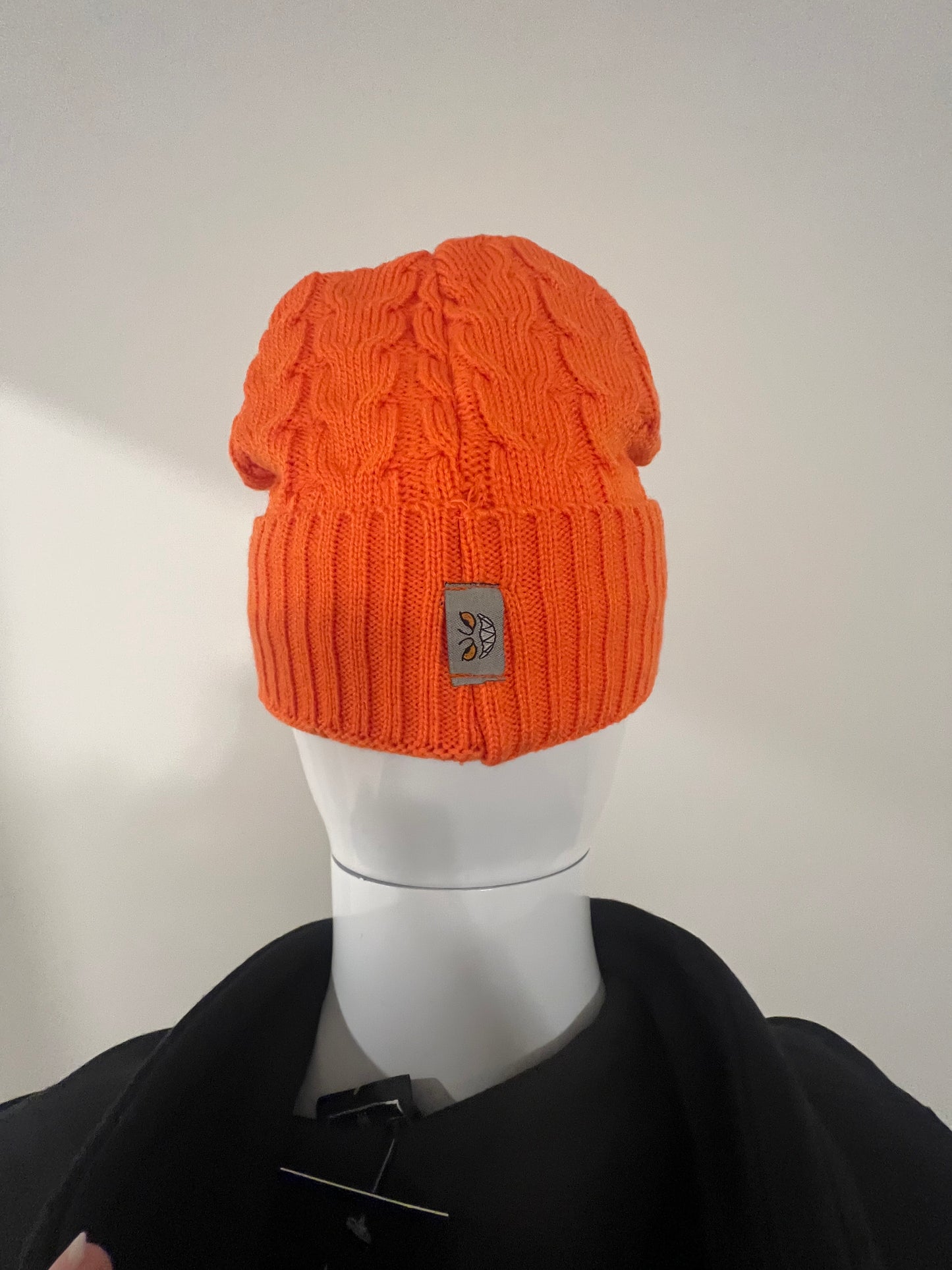 PRNH Cable Knit Beanie -                  Rust x Crimson x Shadow