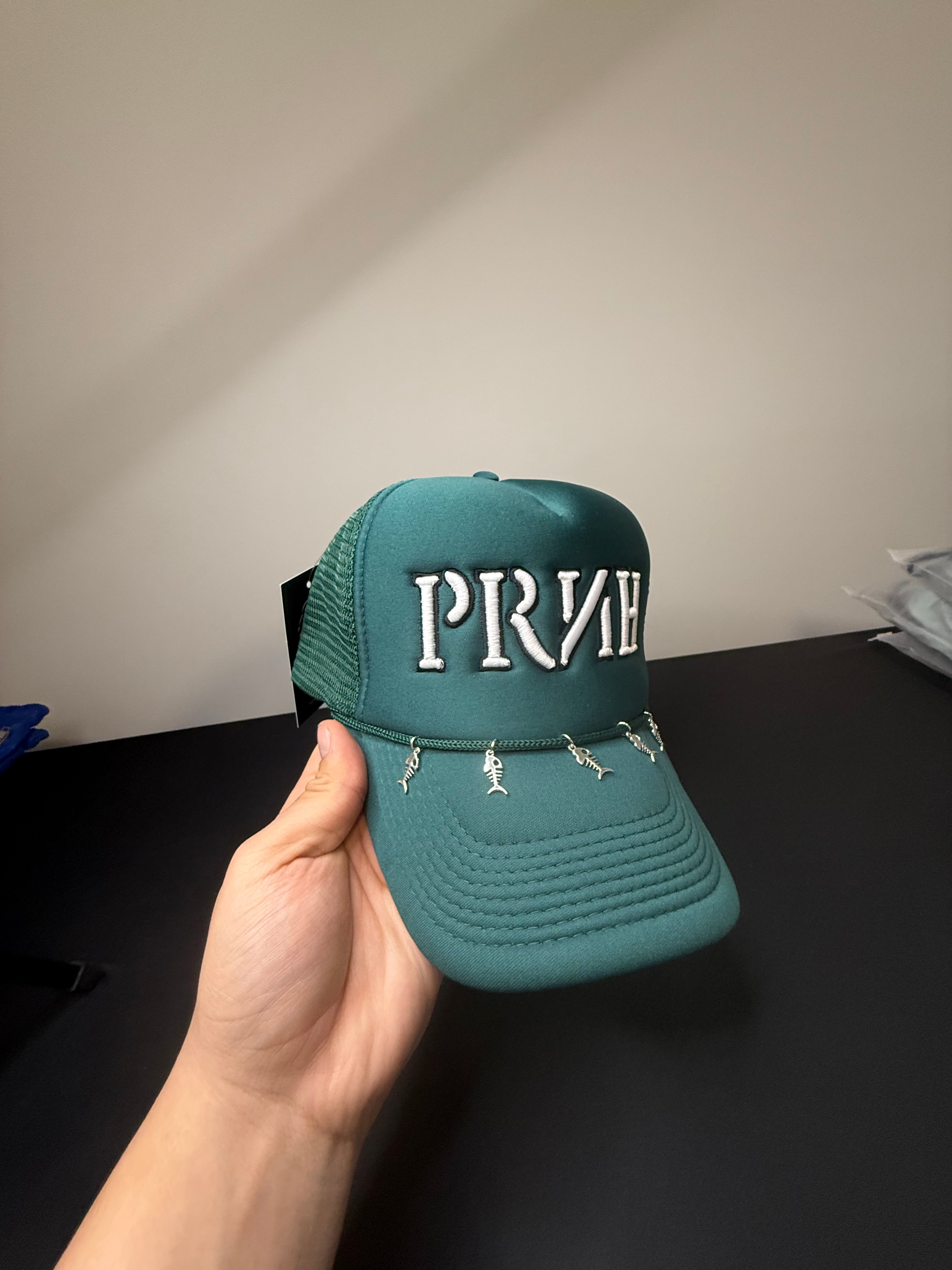 PRNH x Half/ Half mesh SnapBack “Shadow”