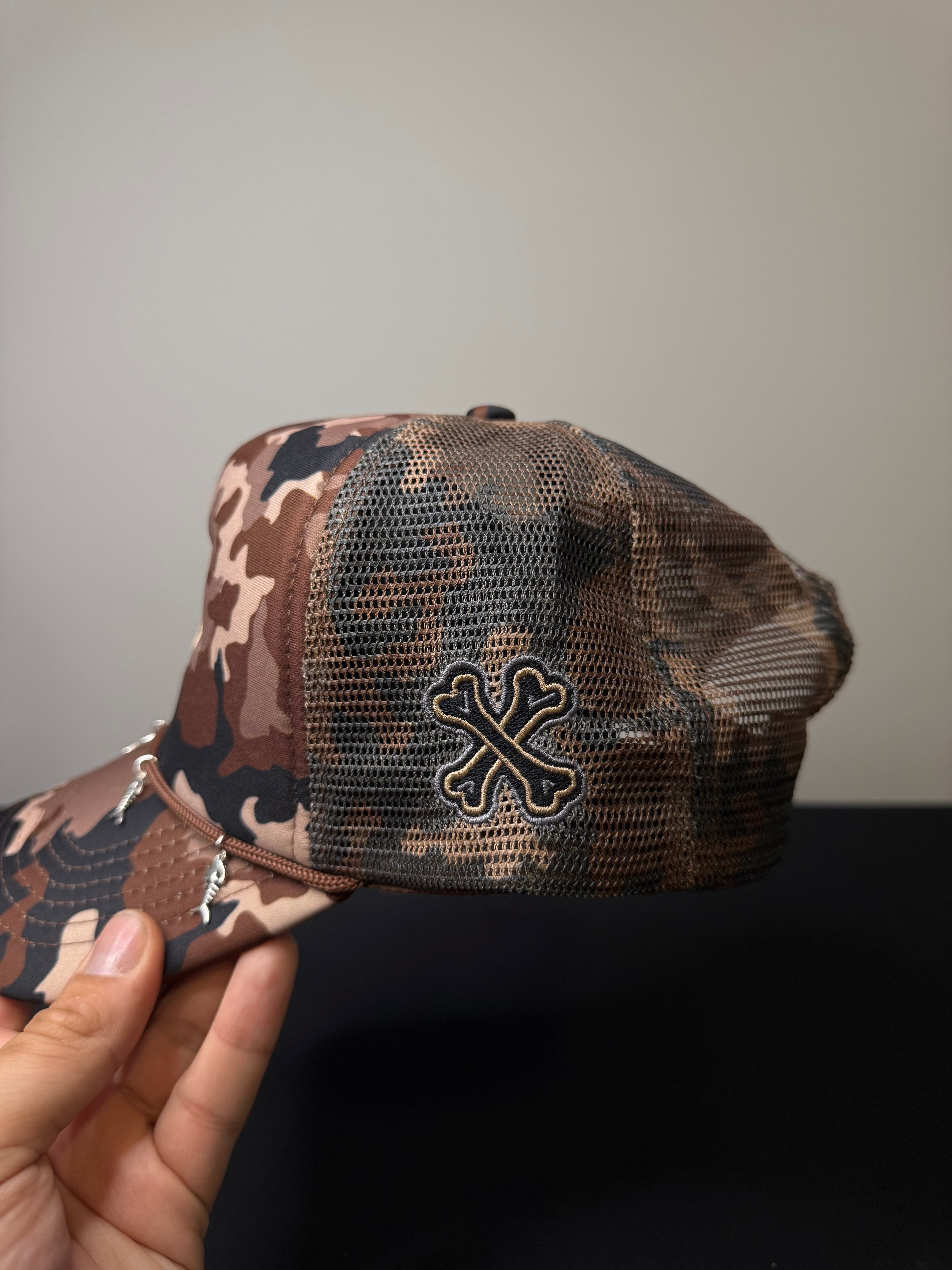 PRNH x Half / Half mesh SnapBack “Jack”